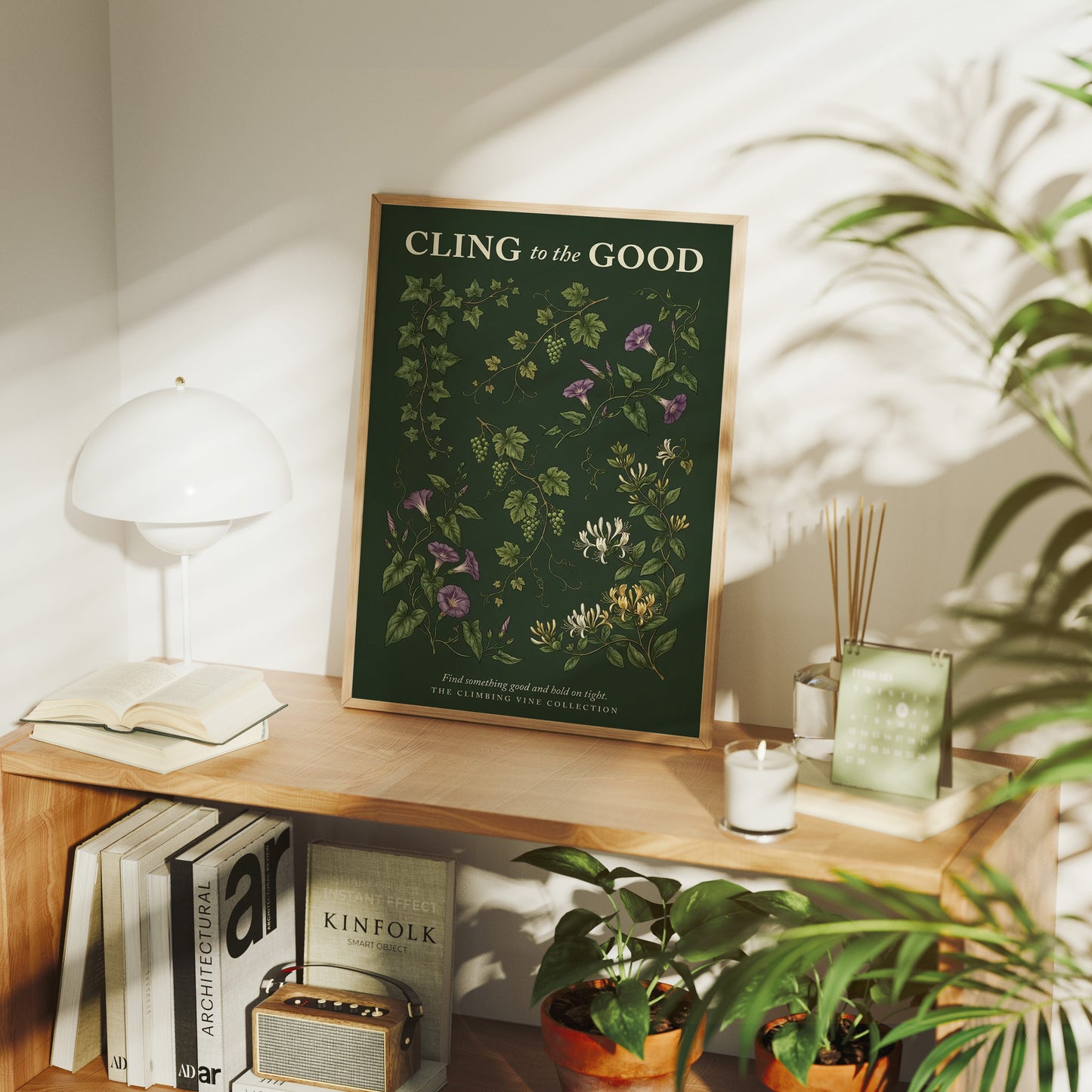Cling to the Good: Vintage Climbing Vine Chart