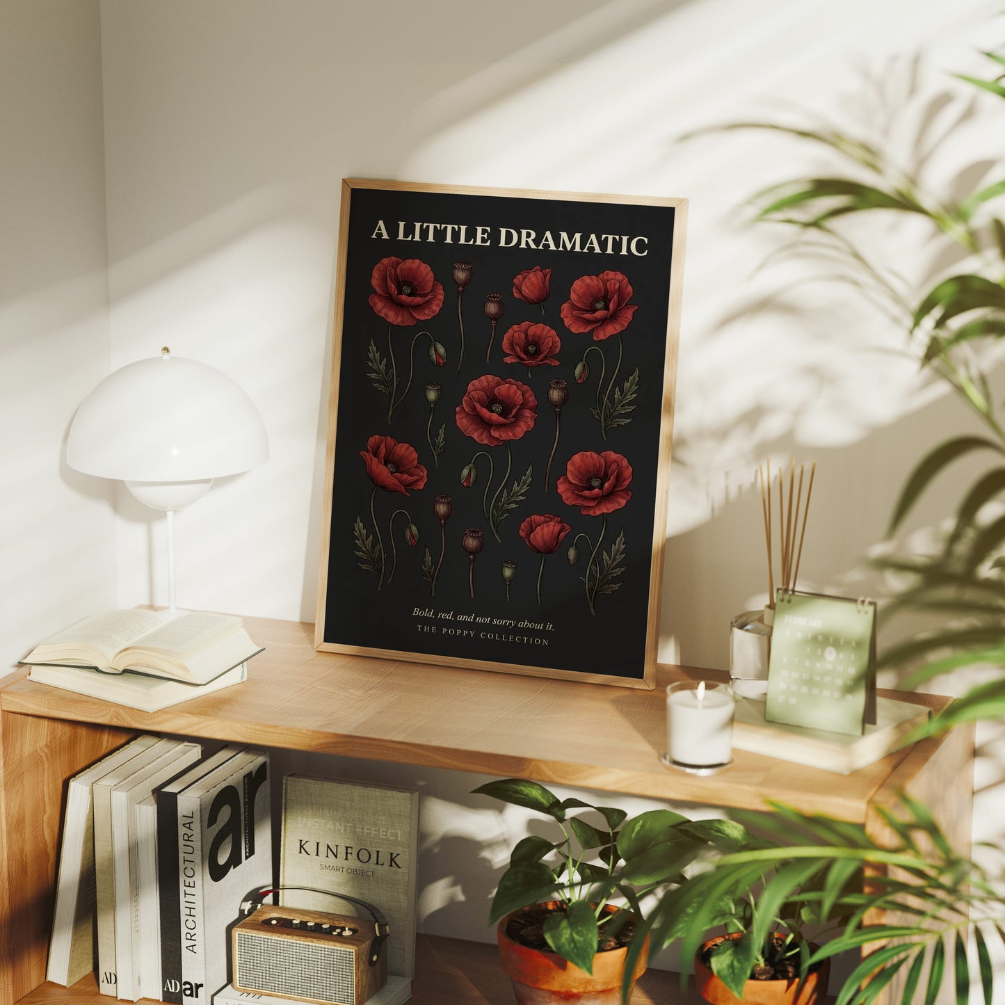 A Little Dramatic: Vintage Poppy Chart