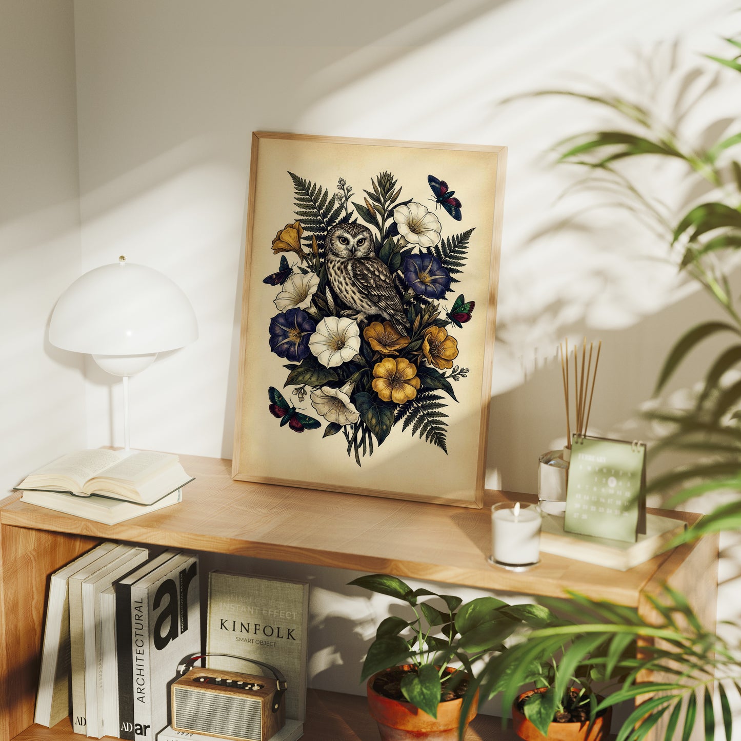 The Owl's Moonflower Bower