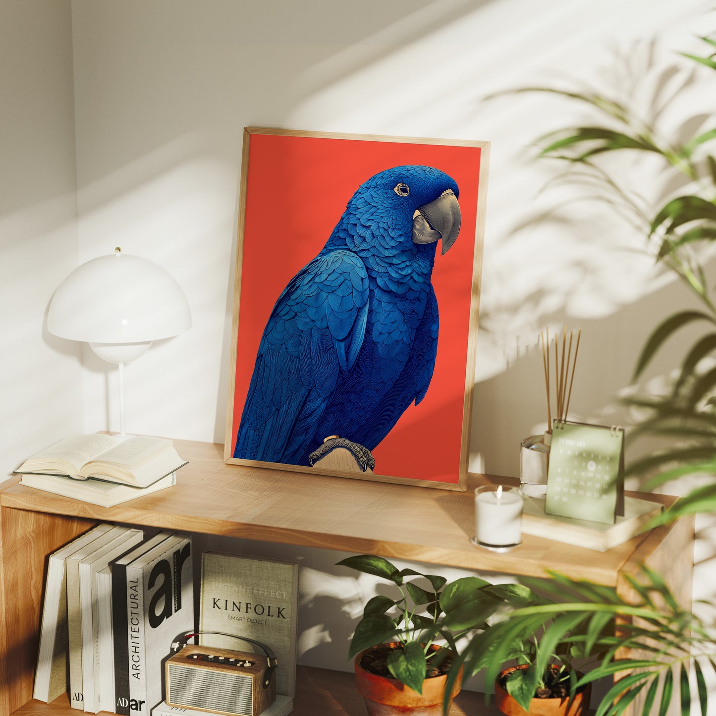 Cobalt Macaw Portrait