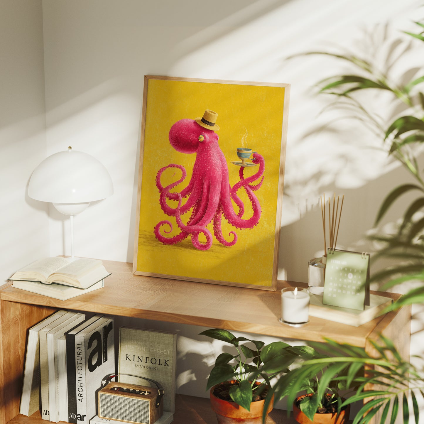 Octopus, Top Hat, Tea Time