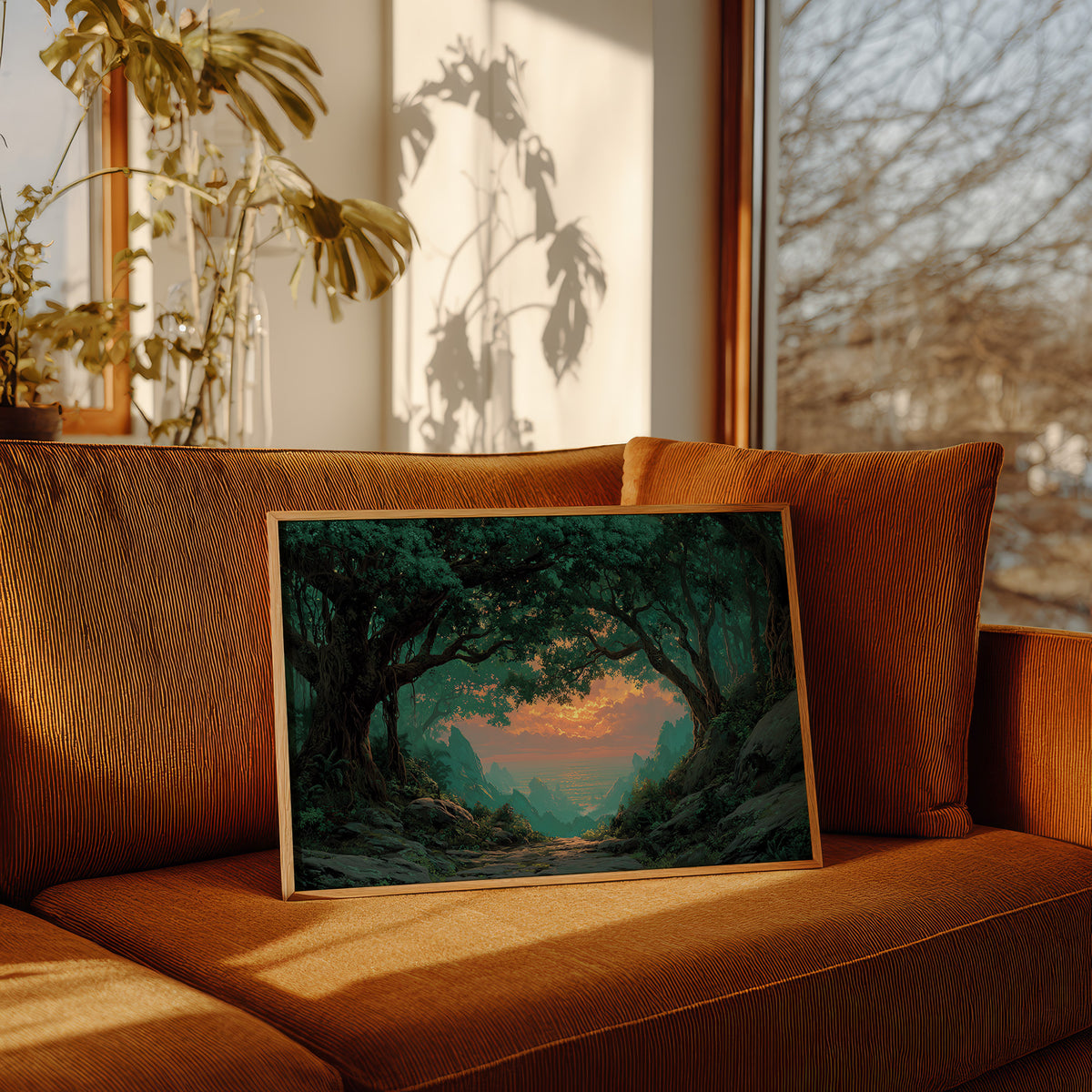 The Trees Framed It Themselves