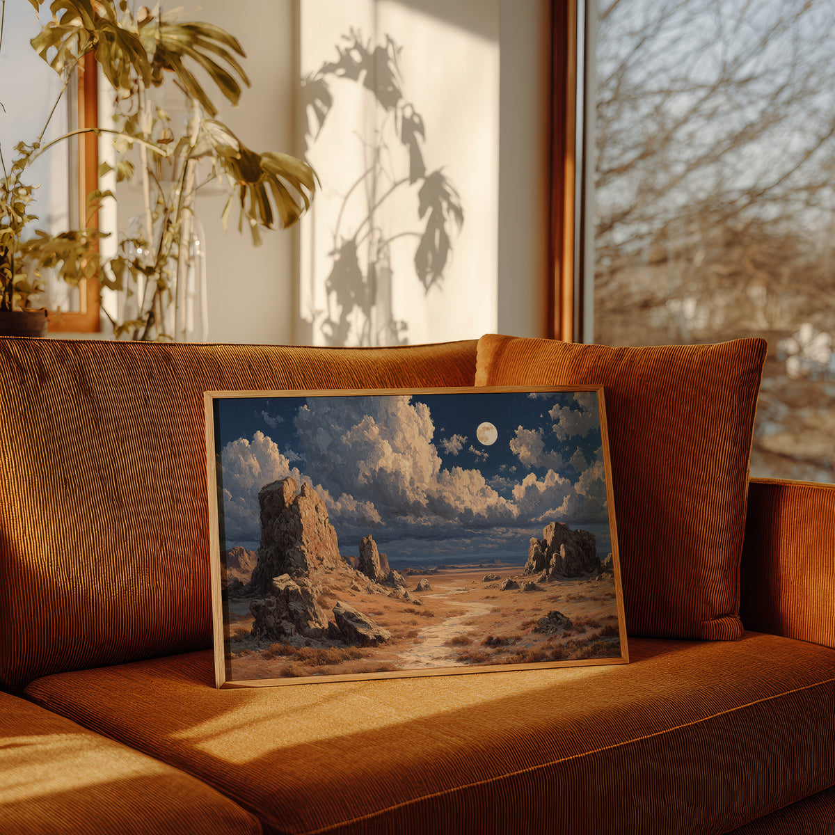Hoodoos Hold a Moonlit Standoff
