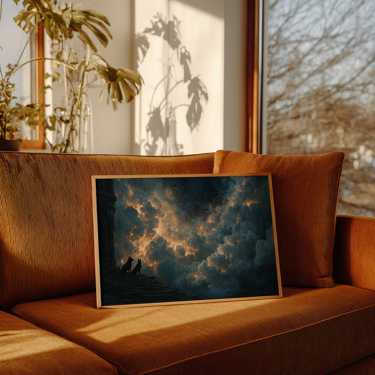 Two Dogs Who Hate Fireworks