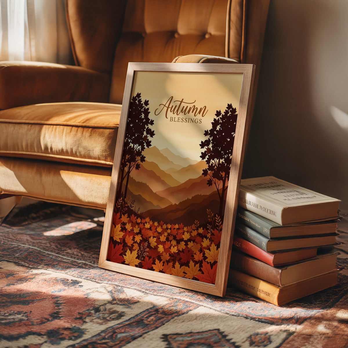 Autumn Blessings: Leaves Already Raked Themselves