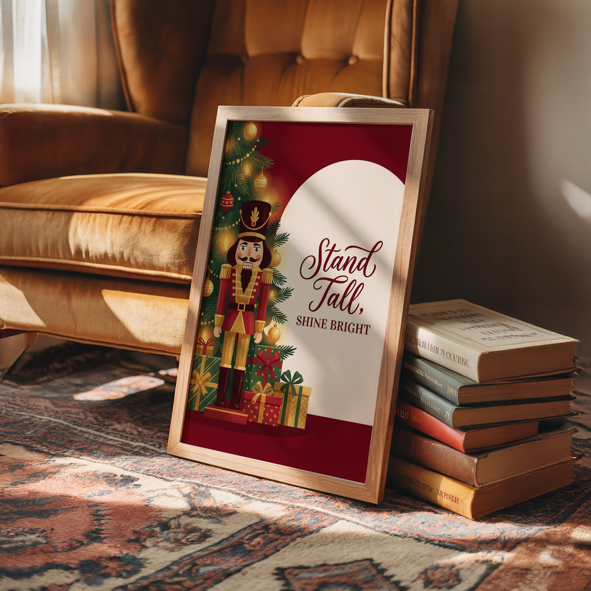 Stand Tall, Shine Bright: Nutcracker on Guard Duty