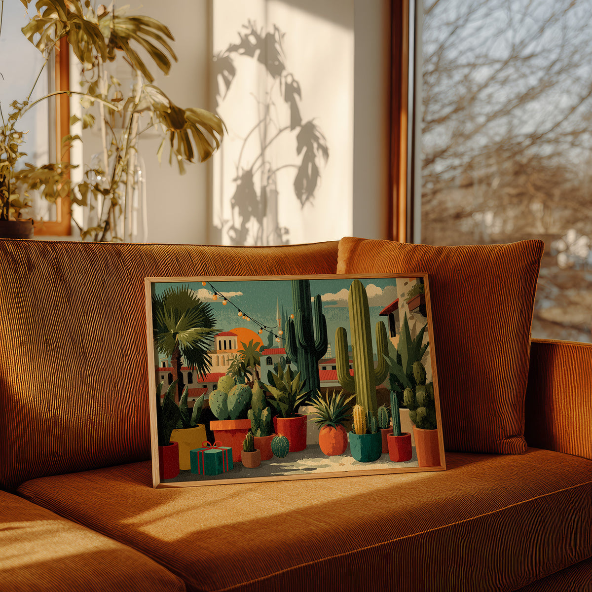 Desert Christmas, Cactus Declines Ornaments