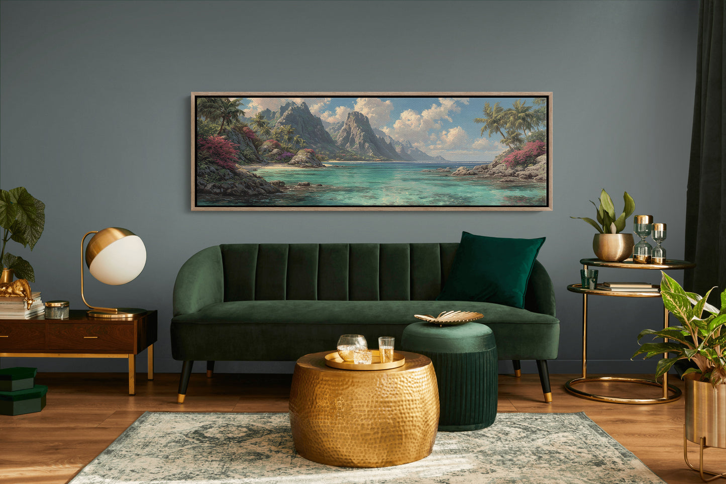 Emerald Shores Beneath Rising Peaks