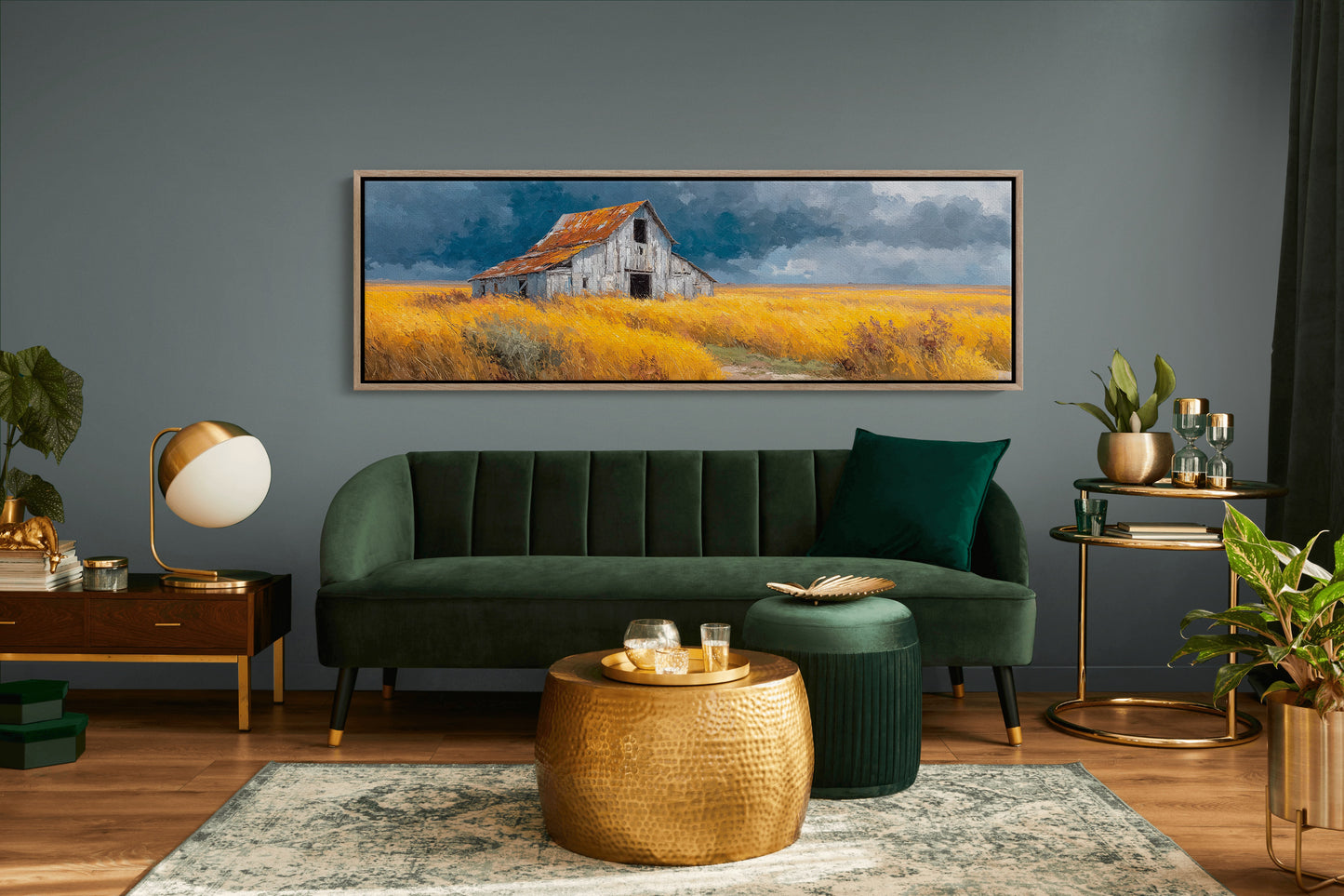 Storm Over Golden Fields
