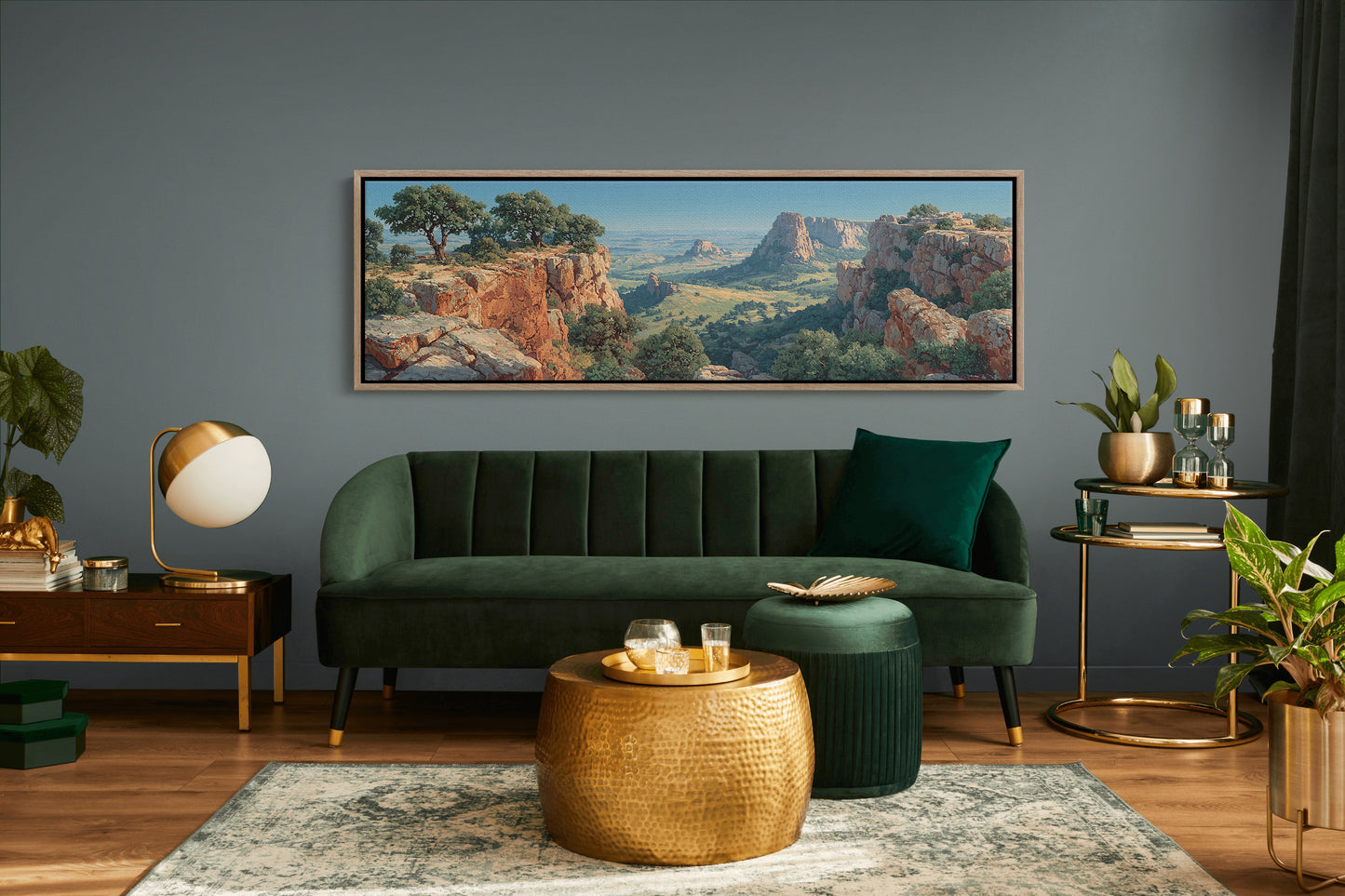 Sunlit Canyon Overlook