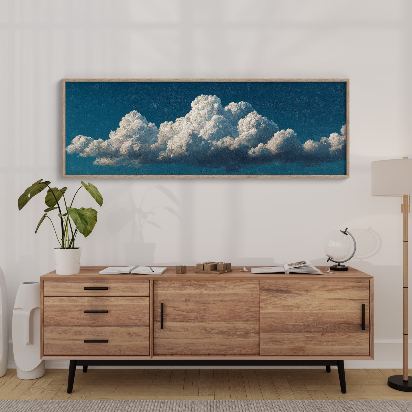 Towering Clouds In Endless Blue