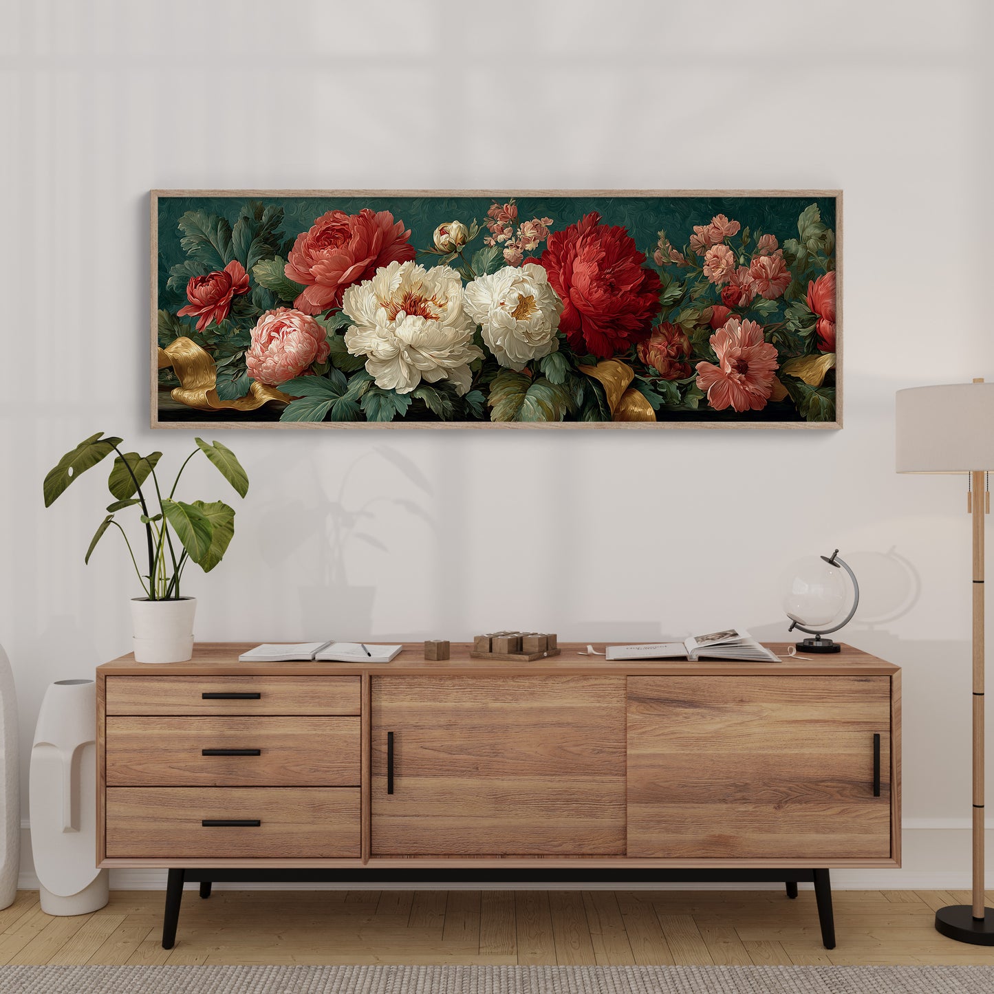 Elegant Peony Floral Still Life