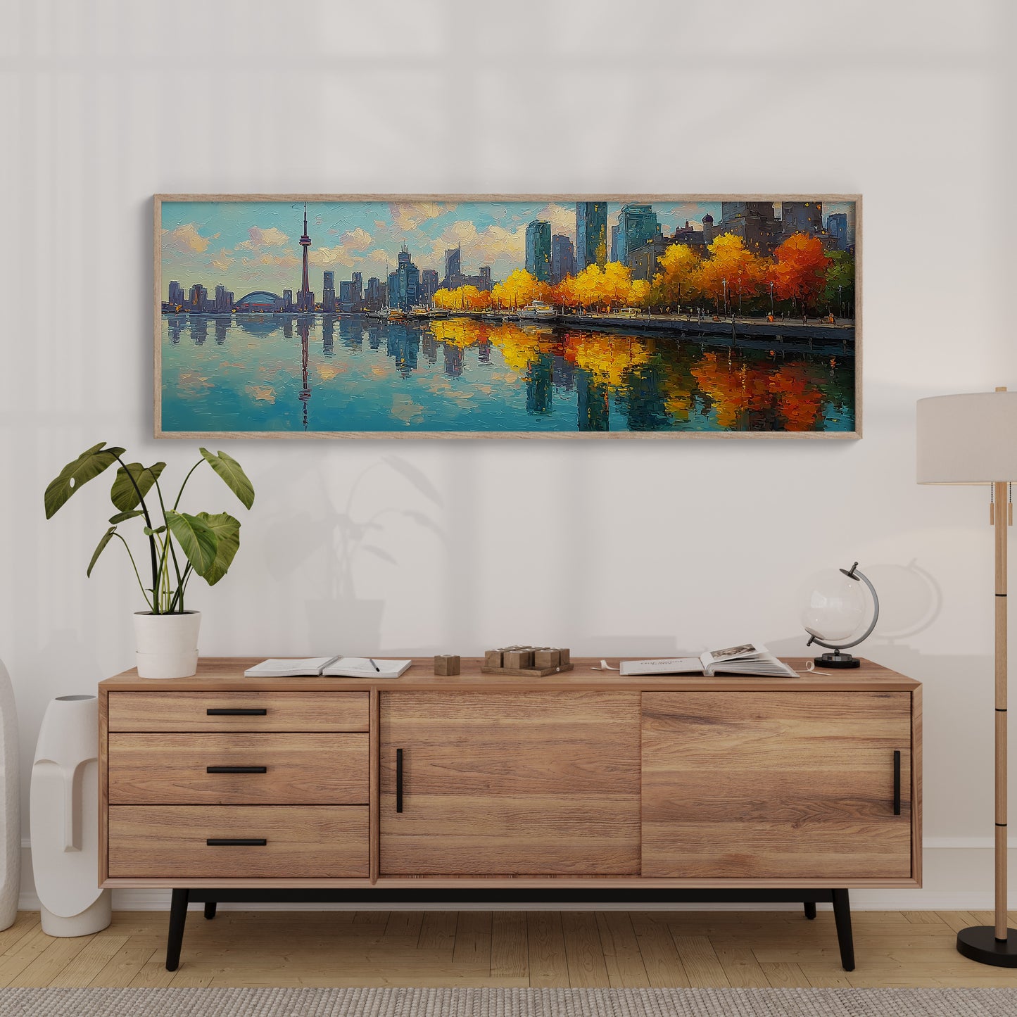 Toronto Skyline Autumn Waterfront