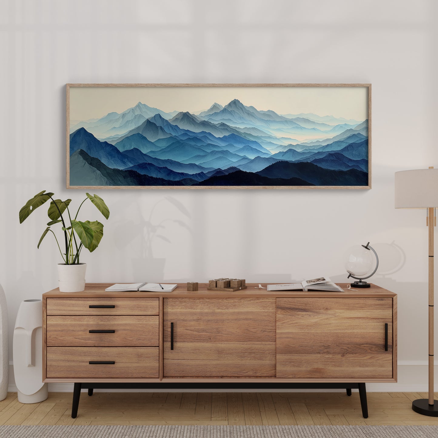Layers Of Blue Mountain Horizons