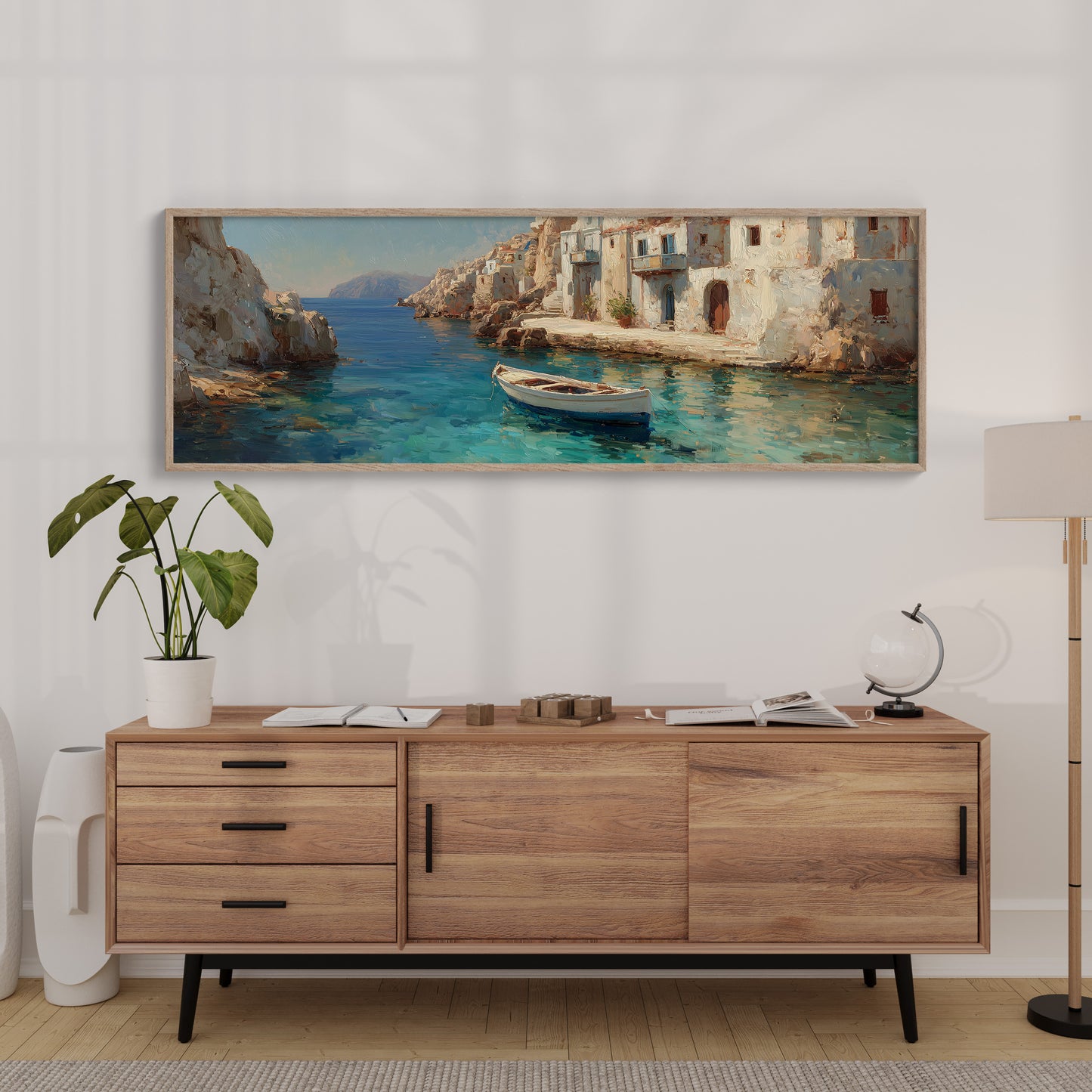 Quiet Boat in a Coastal Cove