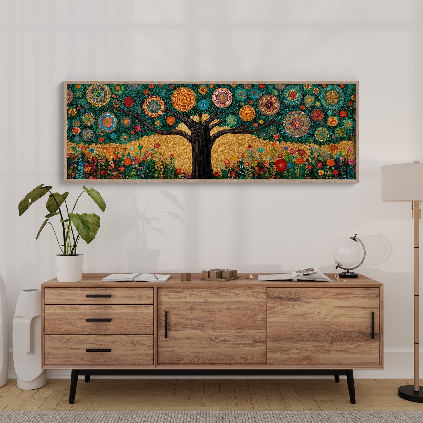 Mandala Tree Of Colorful Harmony