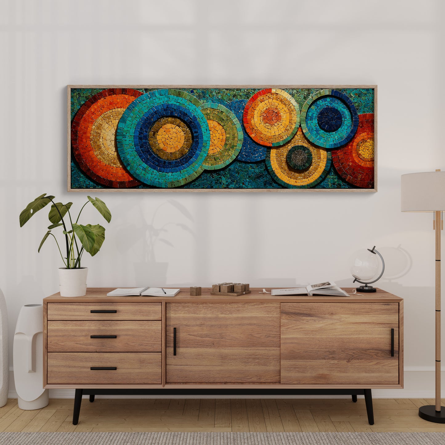 Circles Of Color Mosaic Rhythm