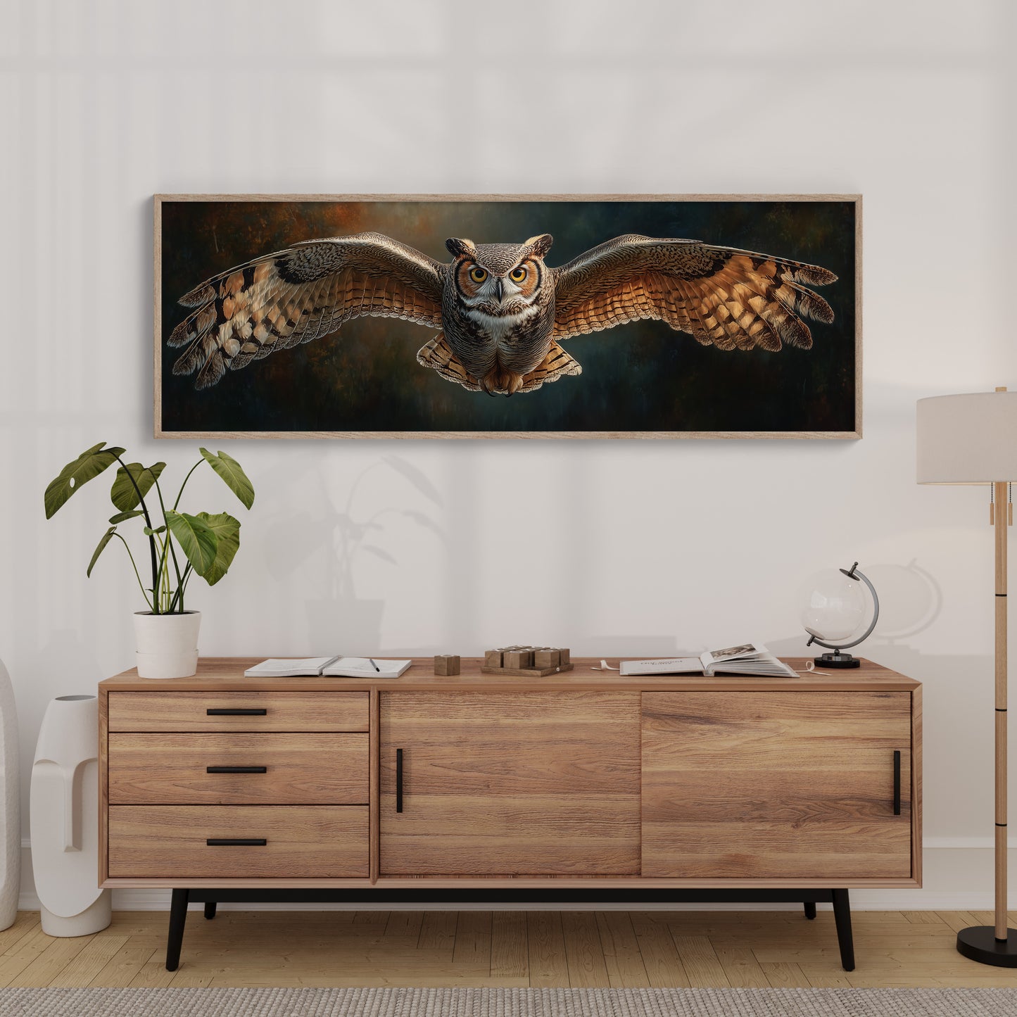 Majestic Owl in Flight