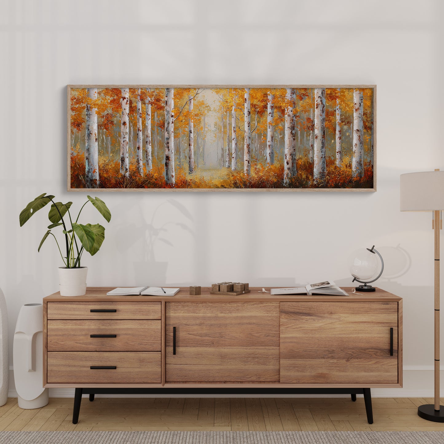 Light Between Autumn Birches