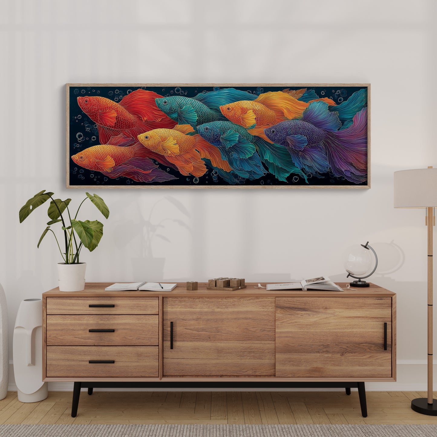 Parade of the Rainbow Bettas