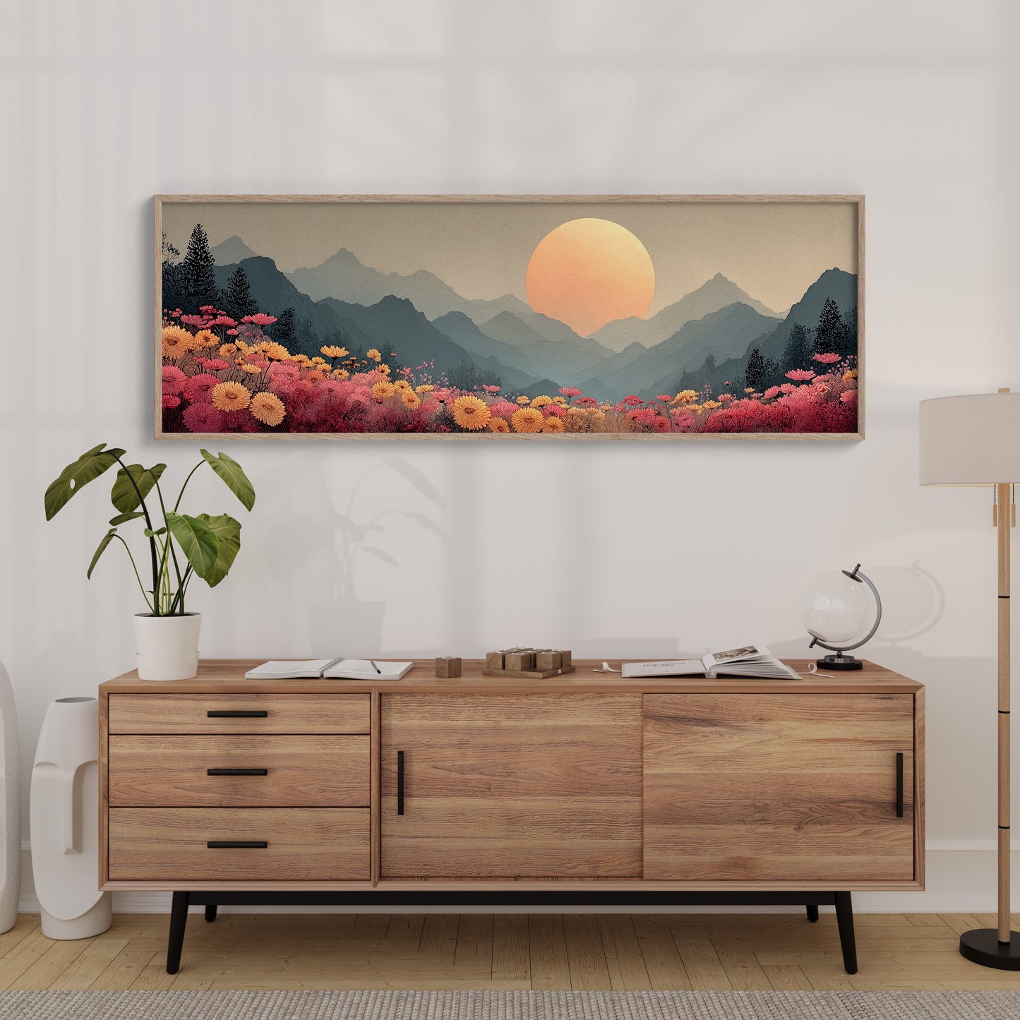 Sunrise Through the Blooming Valley
