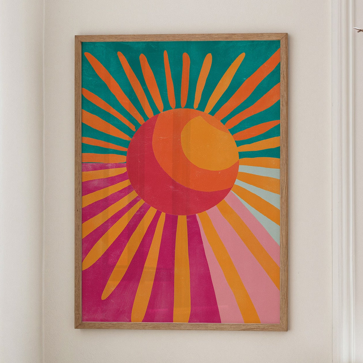Sunburst Over Summer Fields