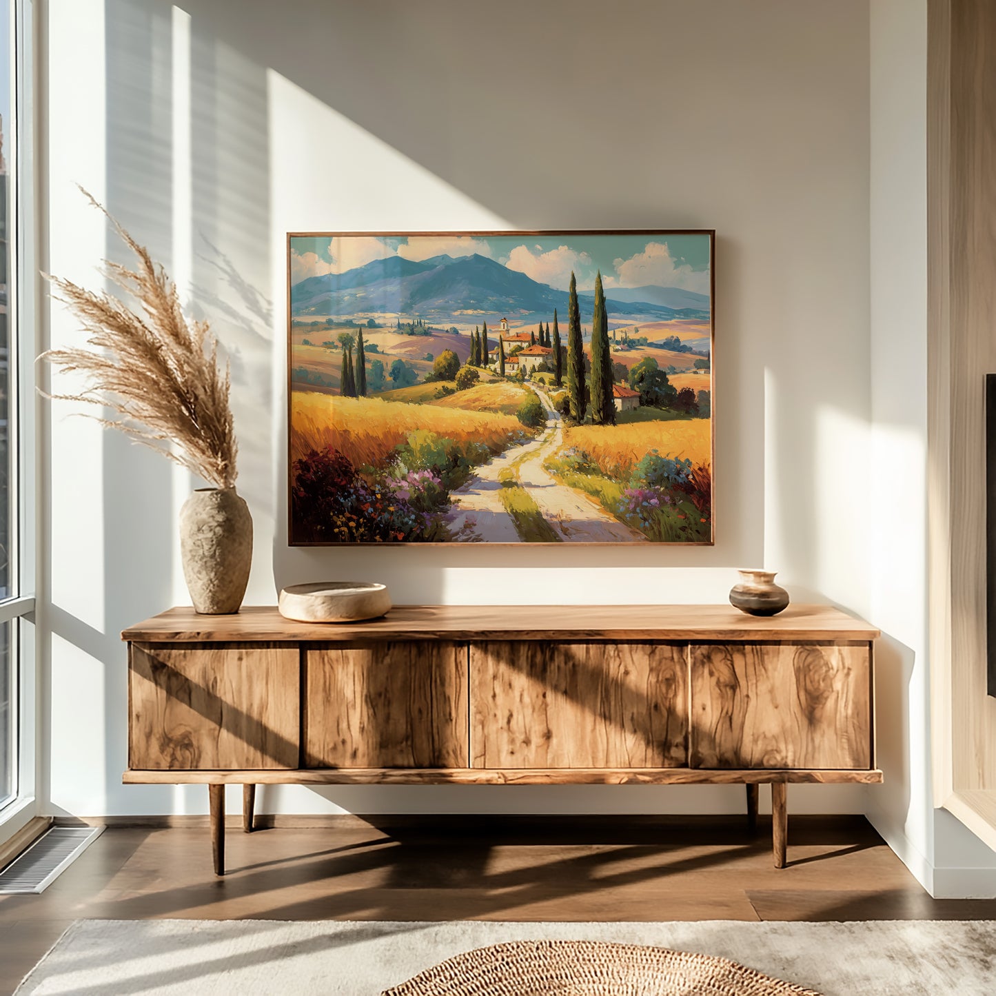 Golden Road to the Hillside Villa