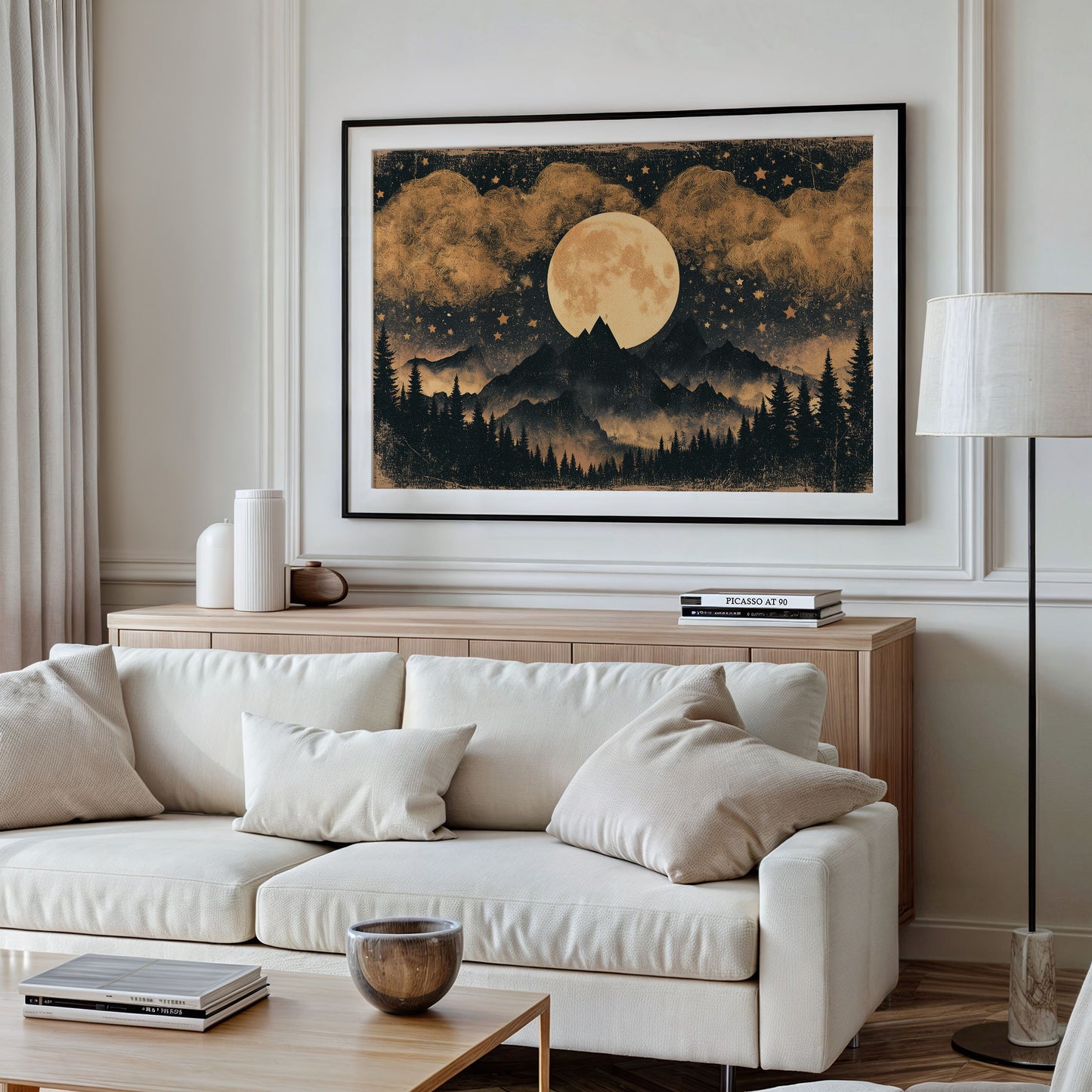 Gold Light Over Sleeping Mountains