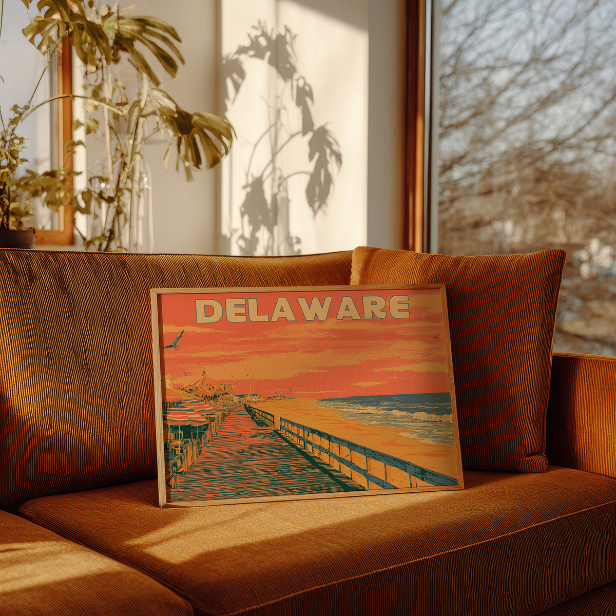 Delaware Boardwalk Sunset