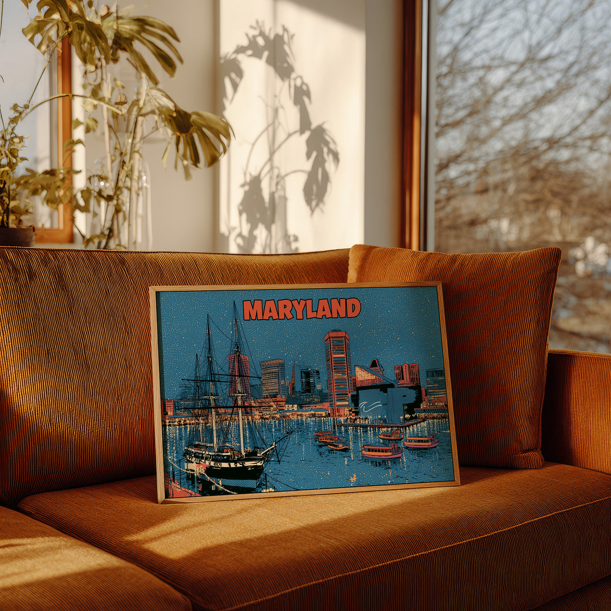 Maryland Harbor Pop Art