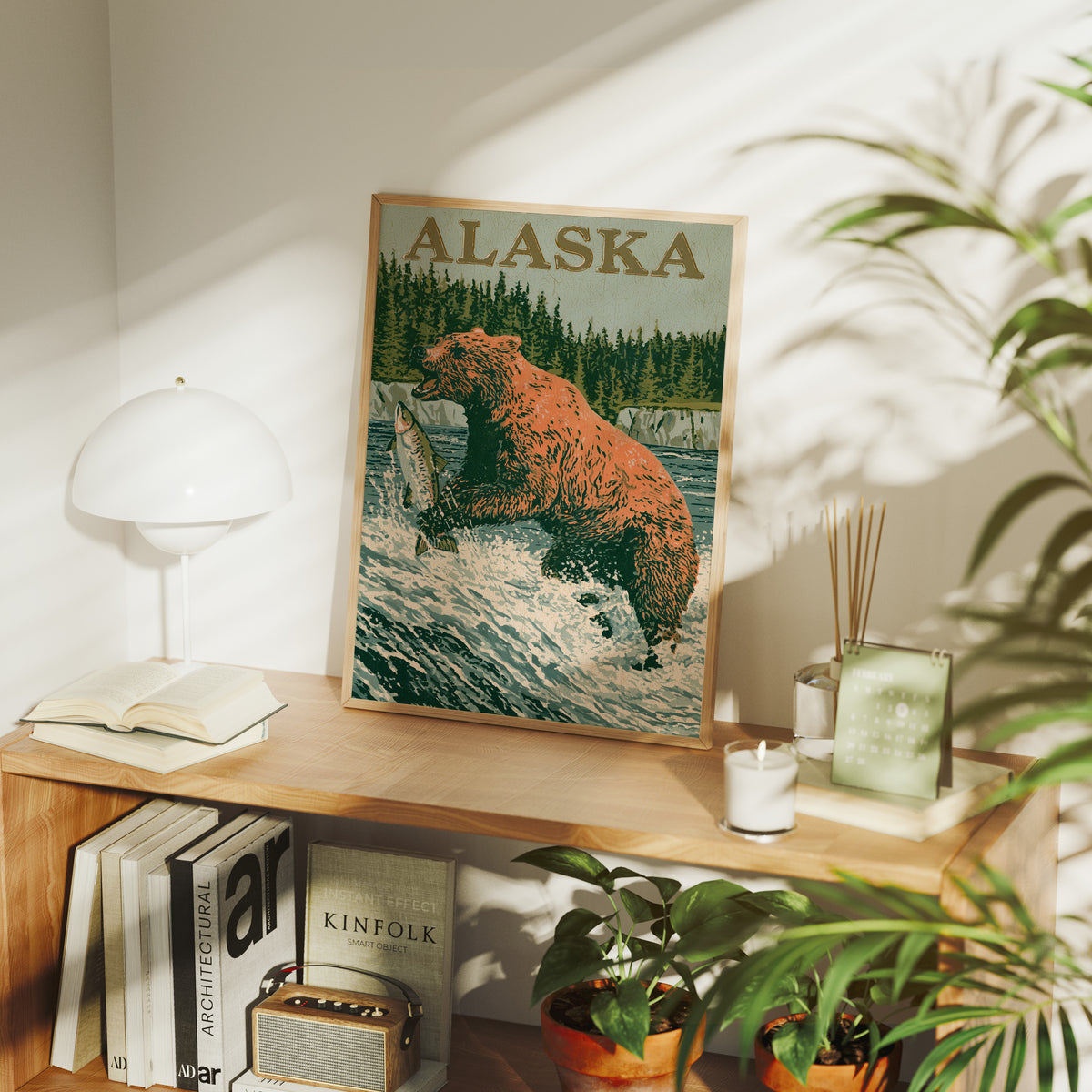 Grizzly Salmon Run Alaska