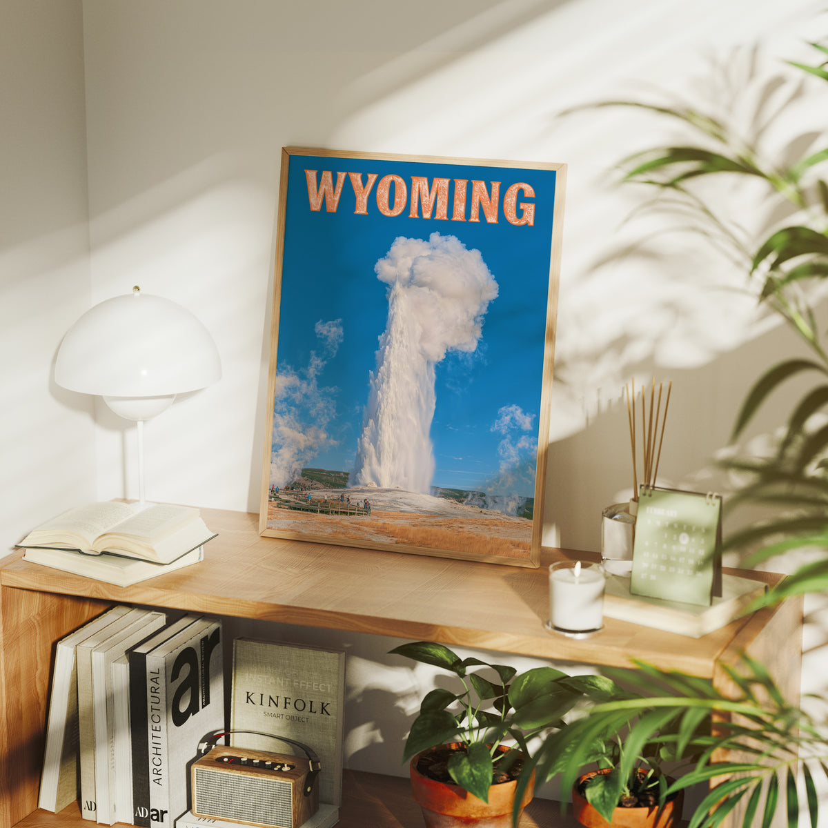 Old Faithful Eruption Wyoming