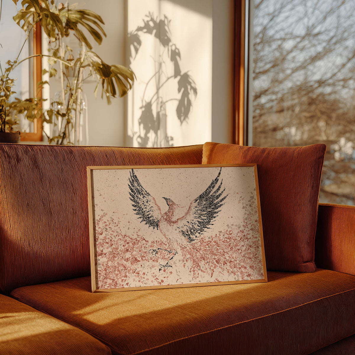Terrazzo Eagle Takes Flight