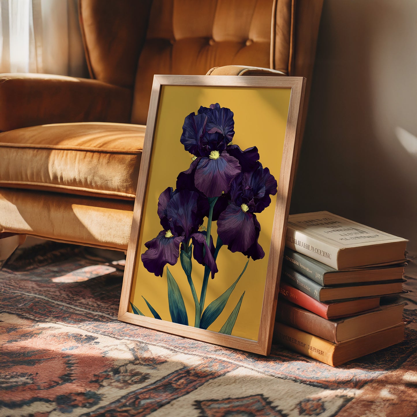 Dark Violet Against The Gold