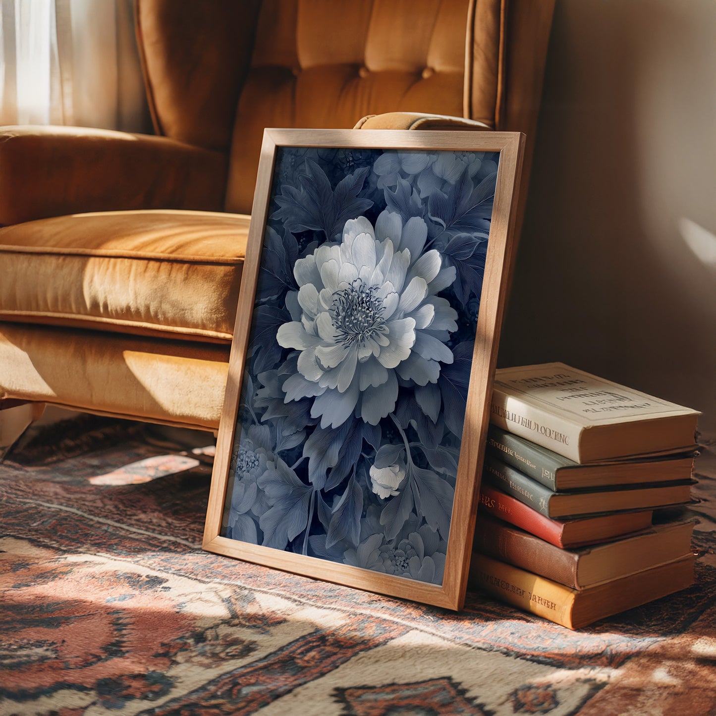 Every Petal In Blue Ink