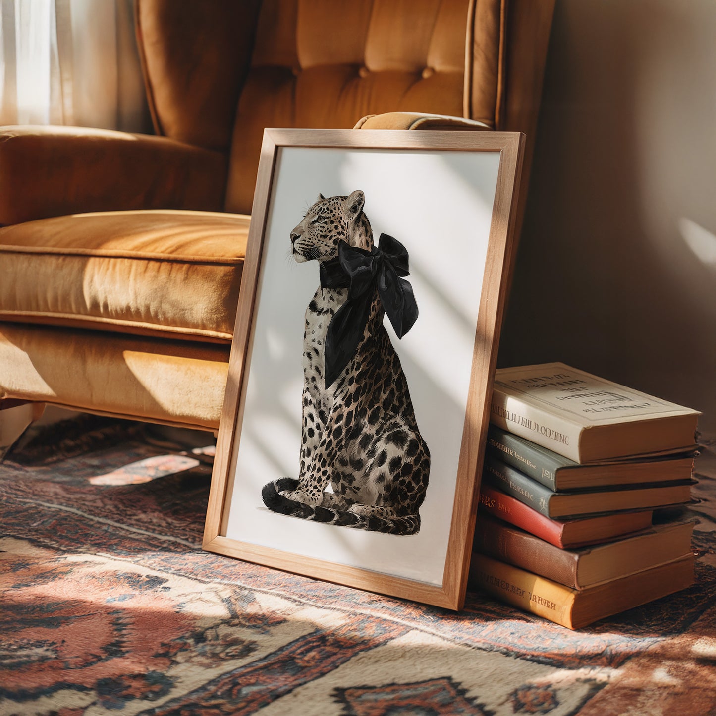 Leopard in Her Sunday Bow