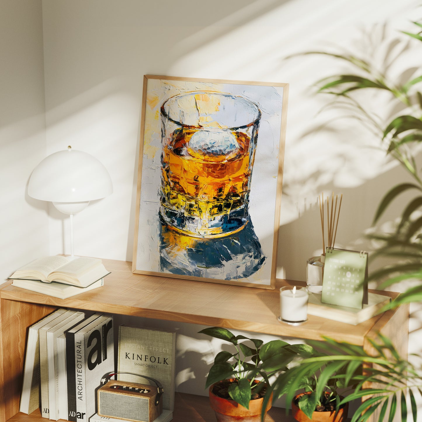 On the Rocks: An Impasto Pour