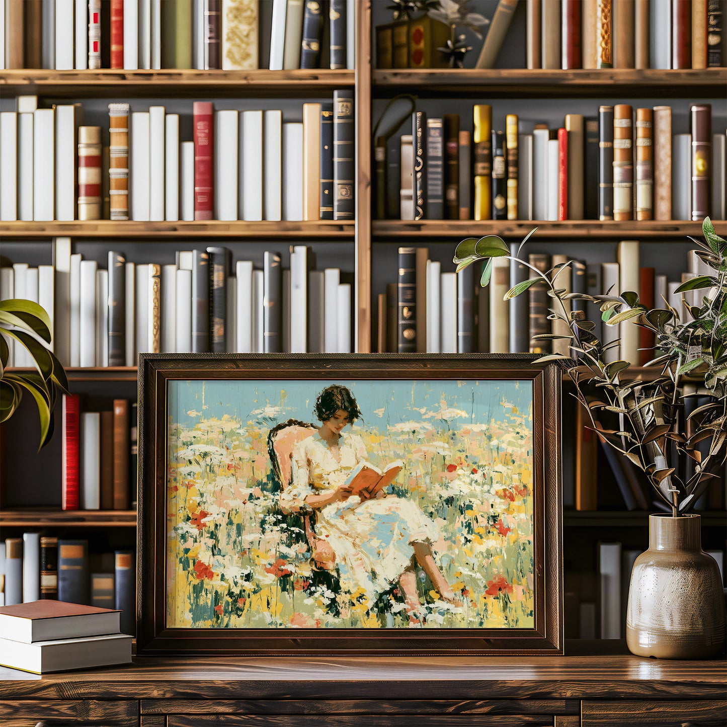 Reading Among the Wildflowers