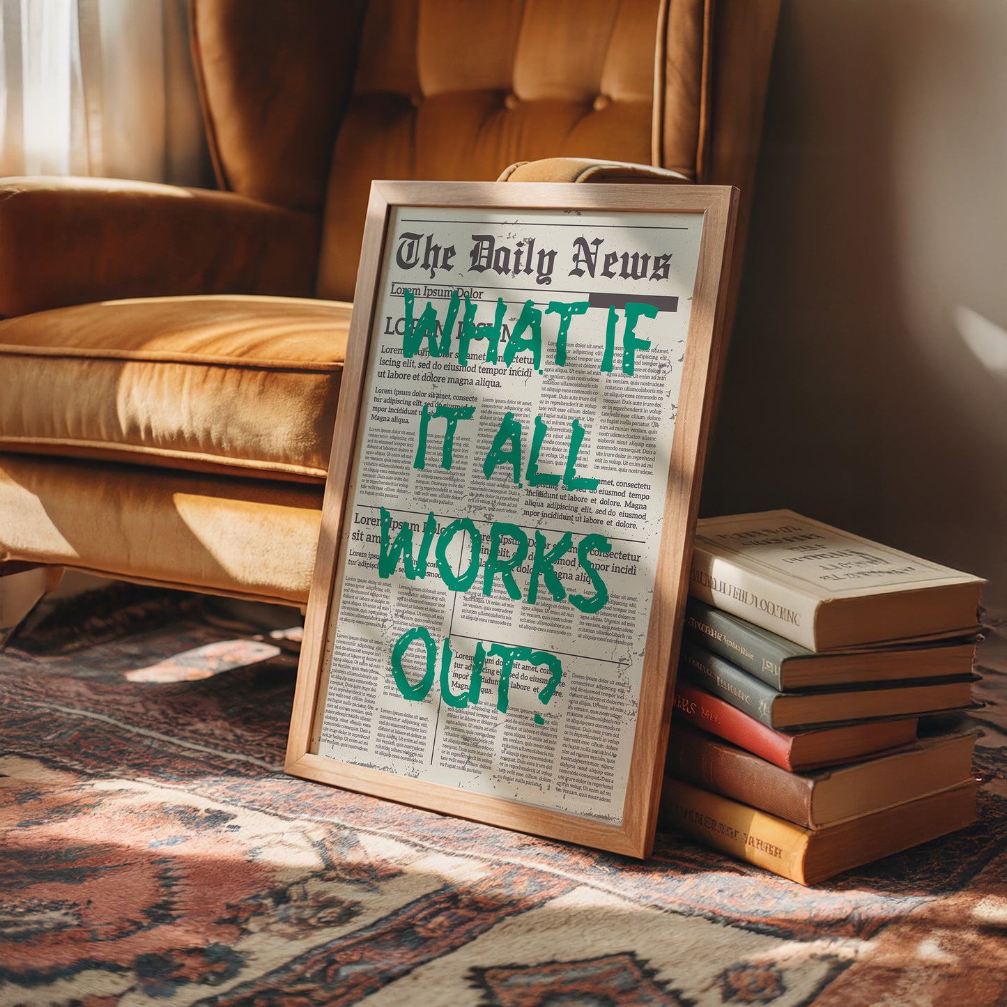 What If It All Works Out? Emerald Newsprint Edition