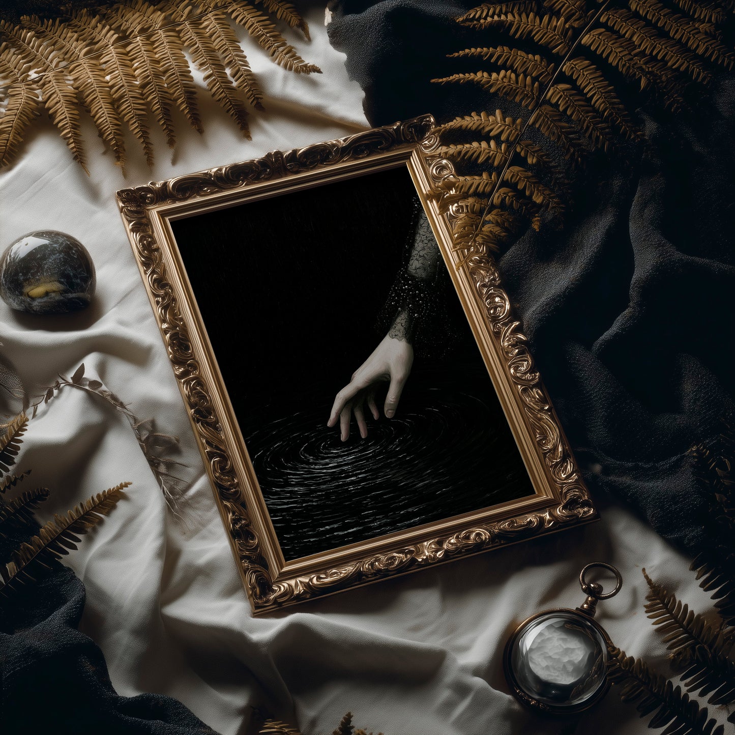 Touch of Stardust: Hand Dissolving into the Void