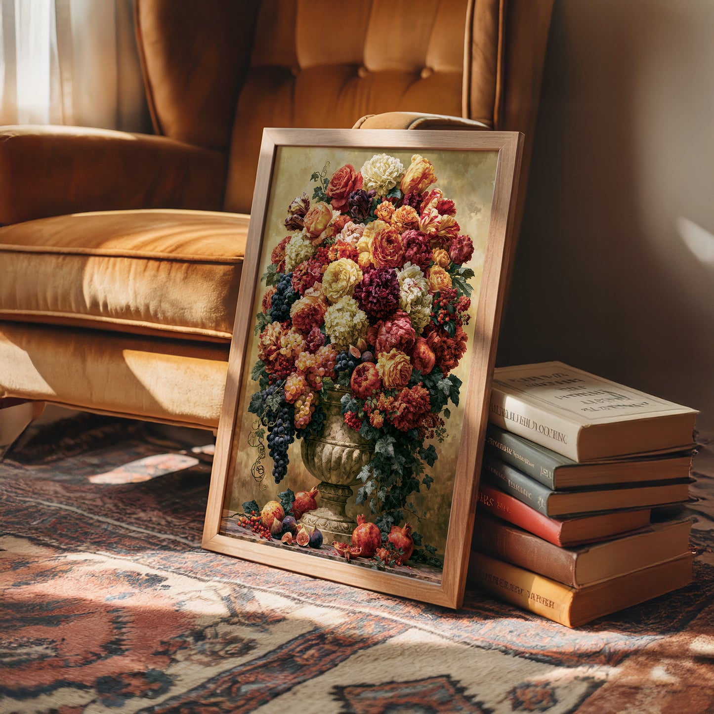 Golden Harvest Grand Urn