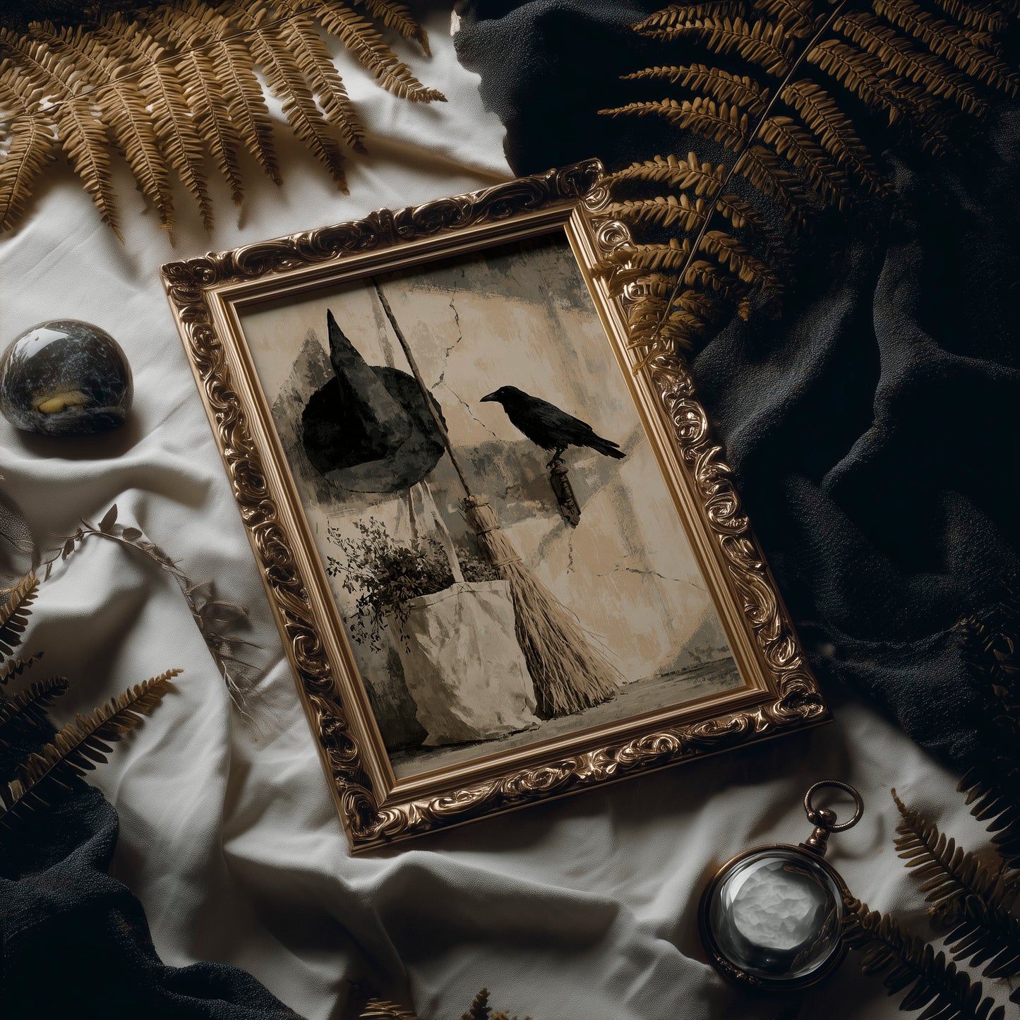 Witch's Broom & Raven's Perch