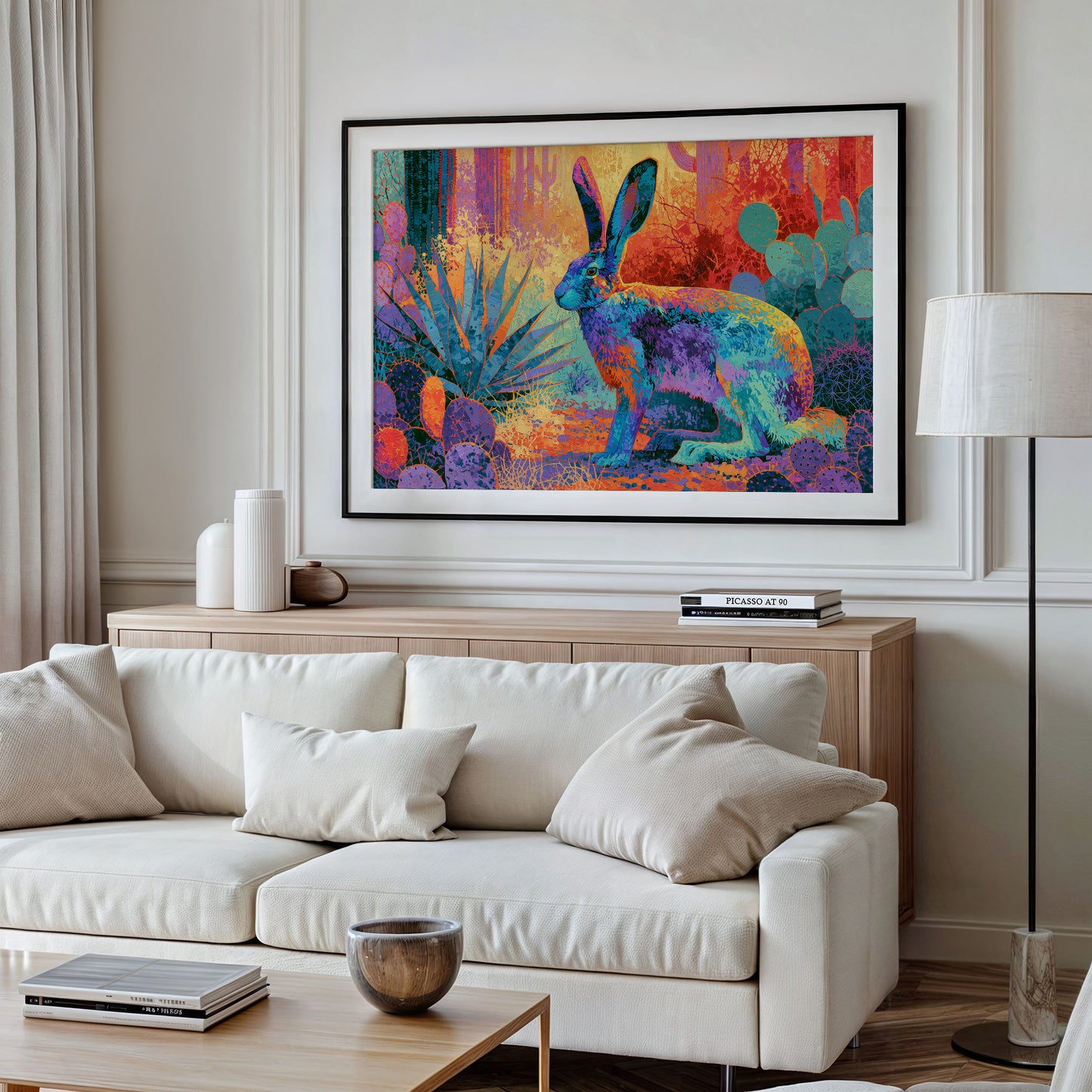 Desert Jackrabbit, Fauvist Bloom