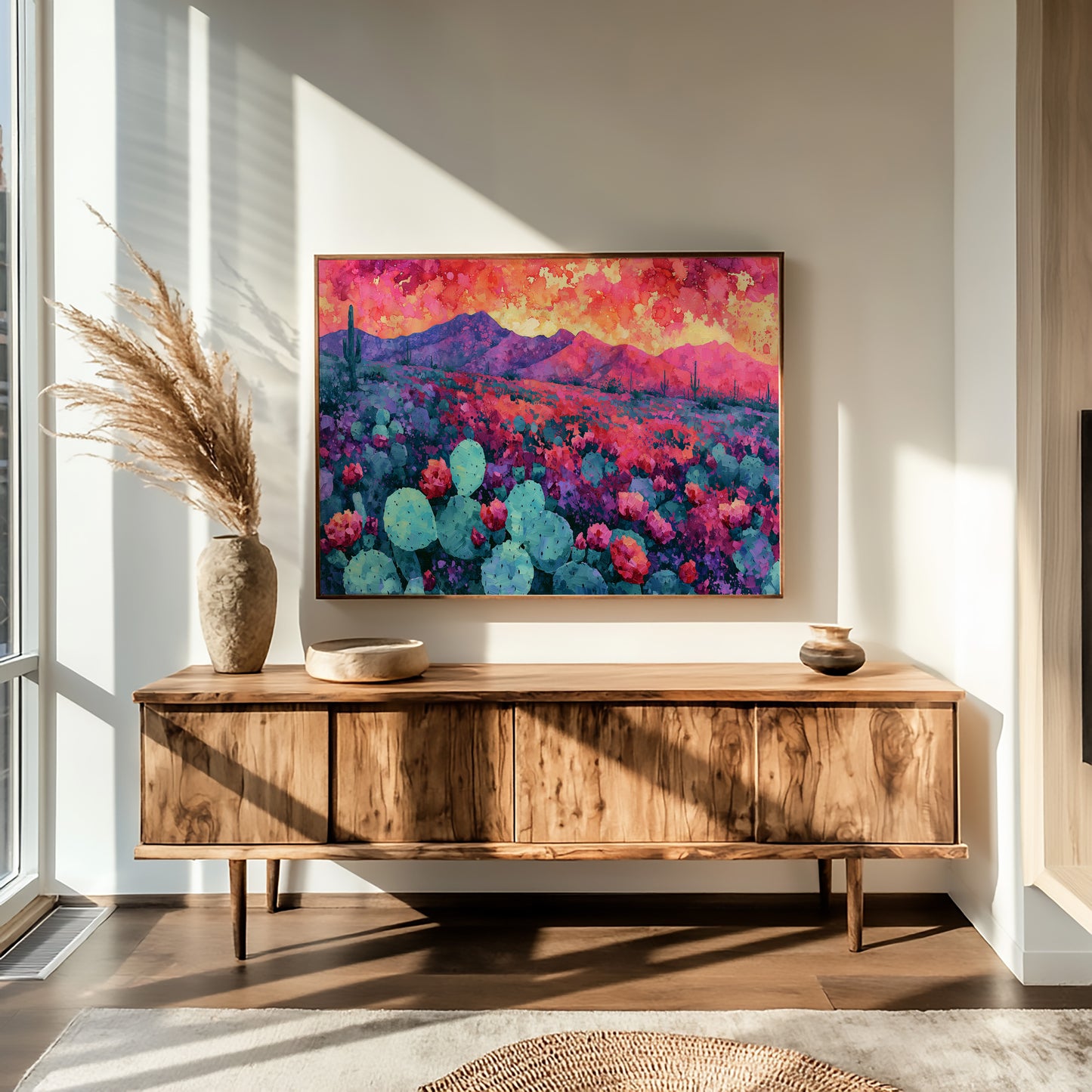 Desert Bloom, Magenta Mountains