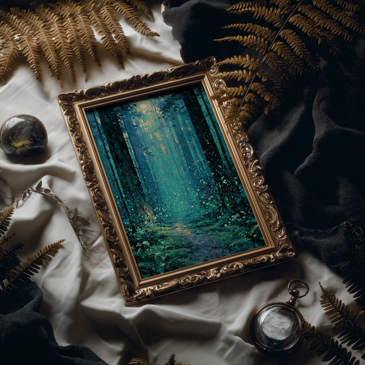 Firefly Forest, Moonlit Path