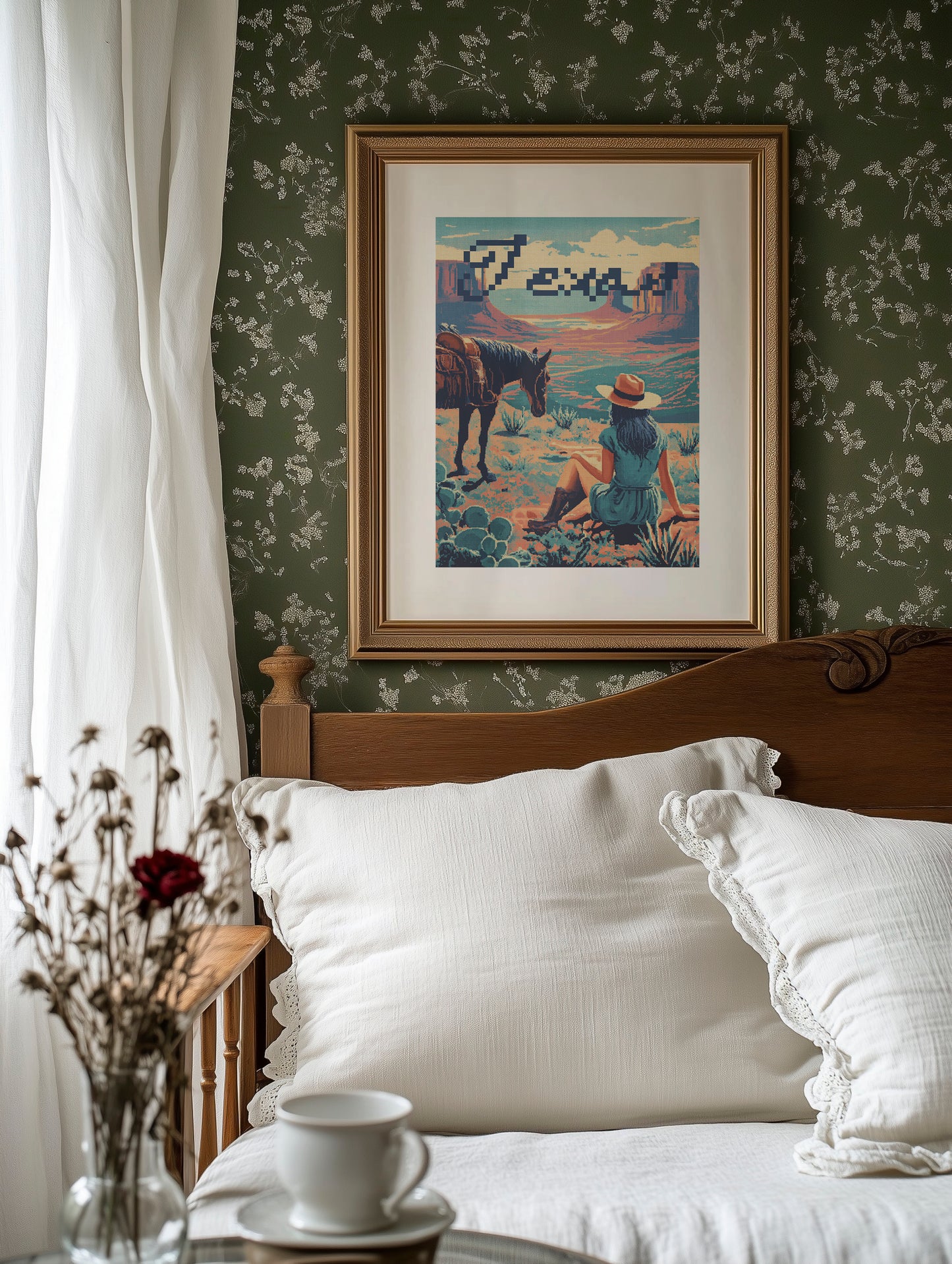 Texas Cross-Stitch Sunset