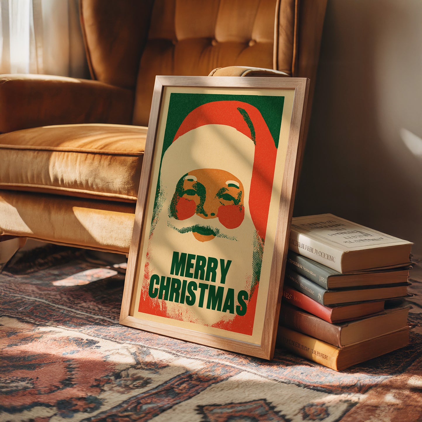 Merry Christmas Riso Santa