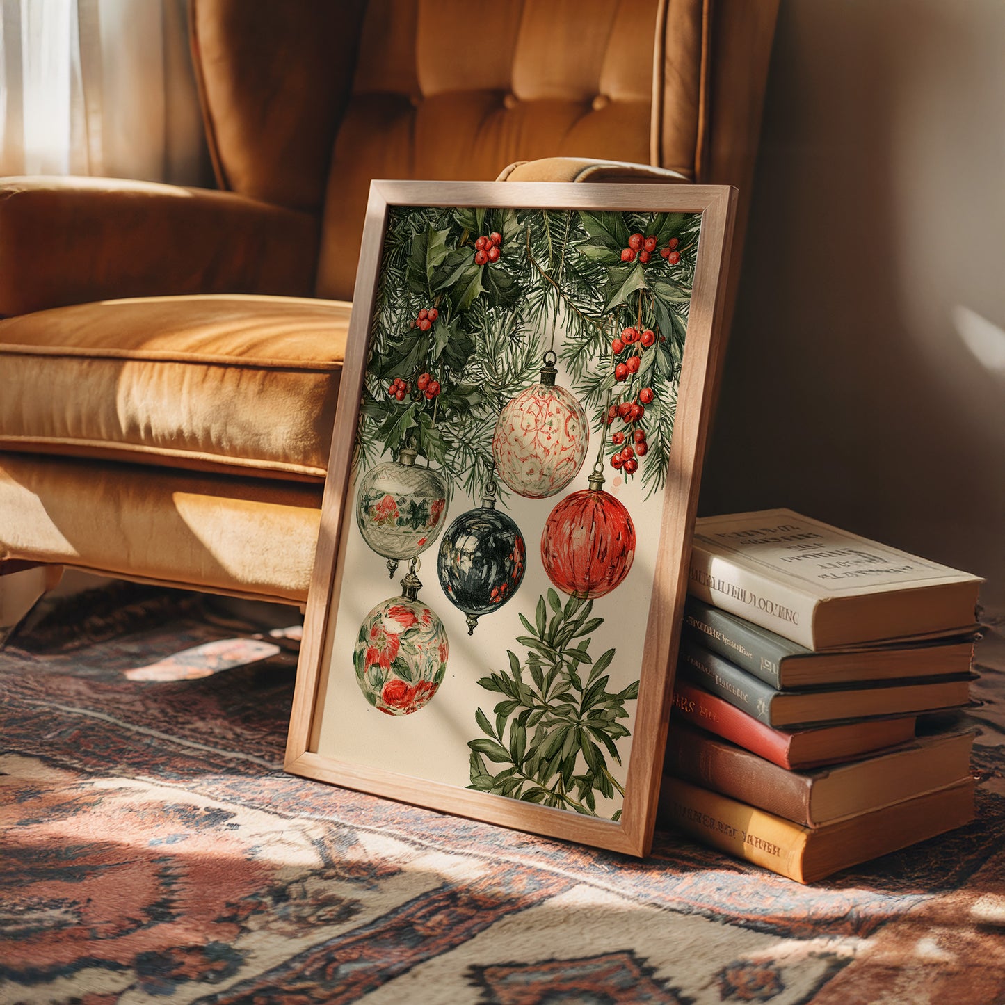 Painted Ornaments in the Boughs