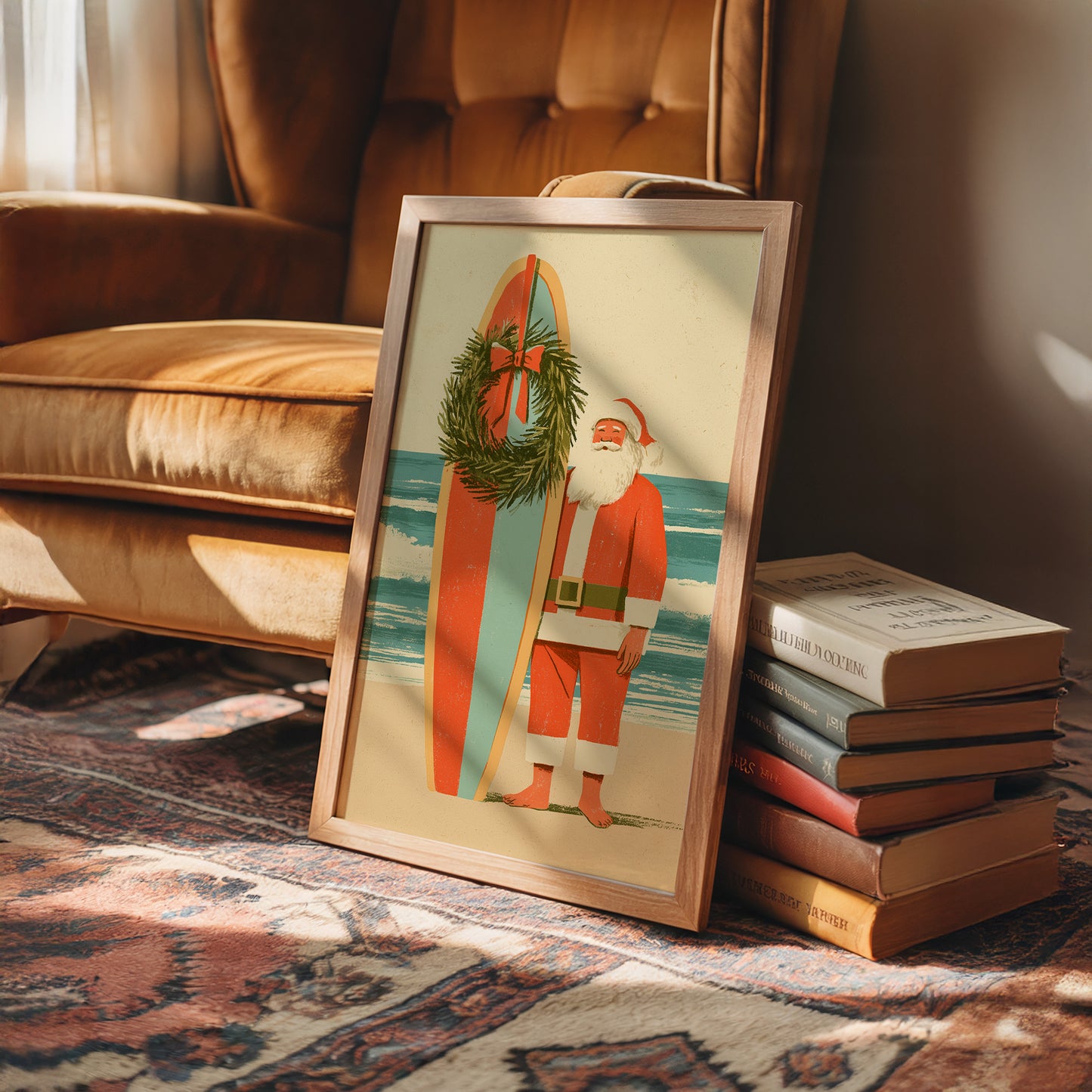 Beach Santa Skips the Sleigh