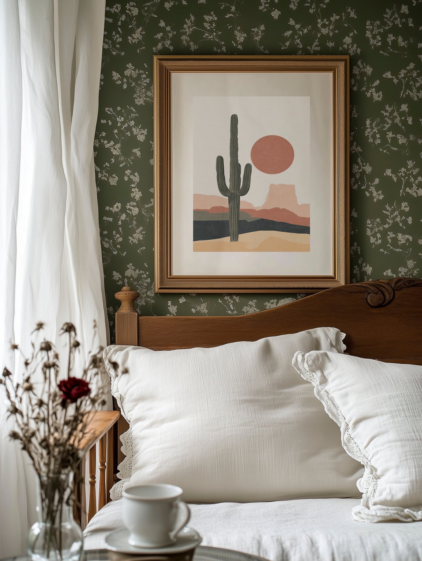 Minimalist Desert Sun Print